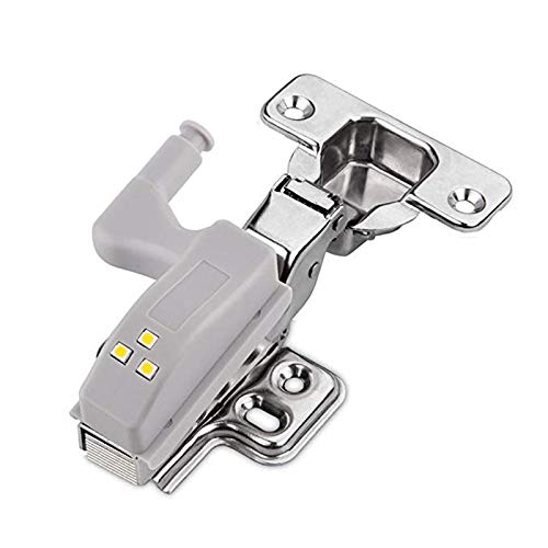 LED Smart Touch Induction Cabinet Light Cupboard Inner Hinge Lamp Sensor Light Night Light for Closet Wardrobe(Pack of 4 Pieces) - Electra Traders | Electronic Components & Gadgets India