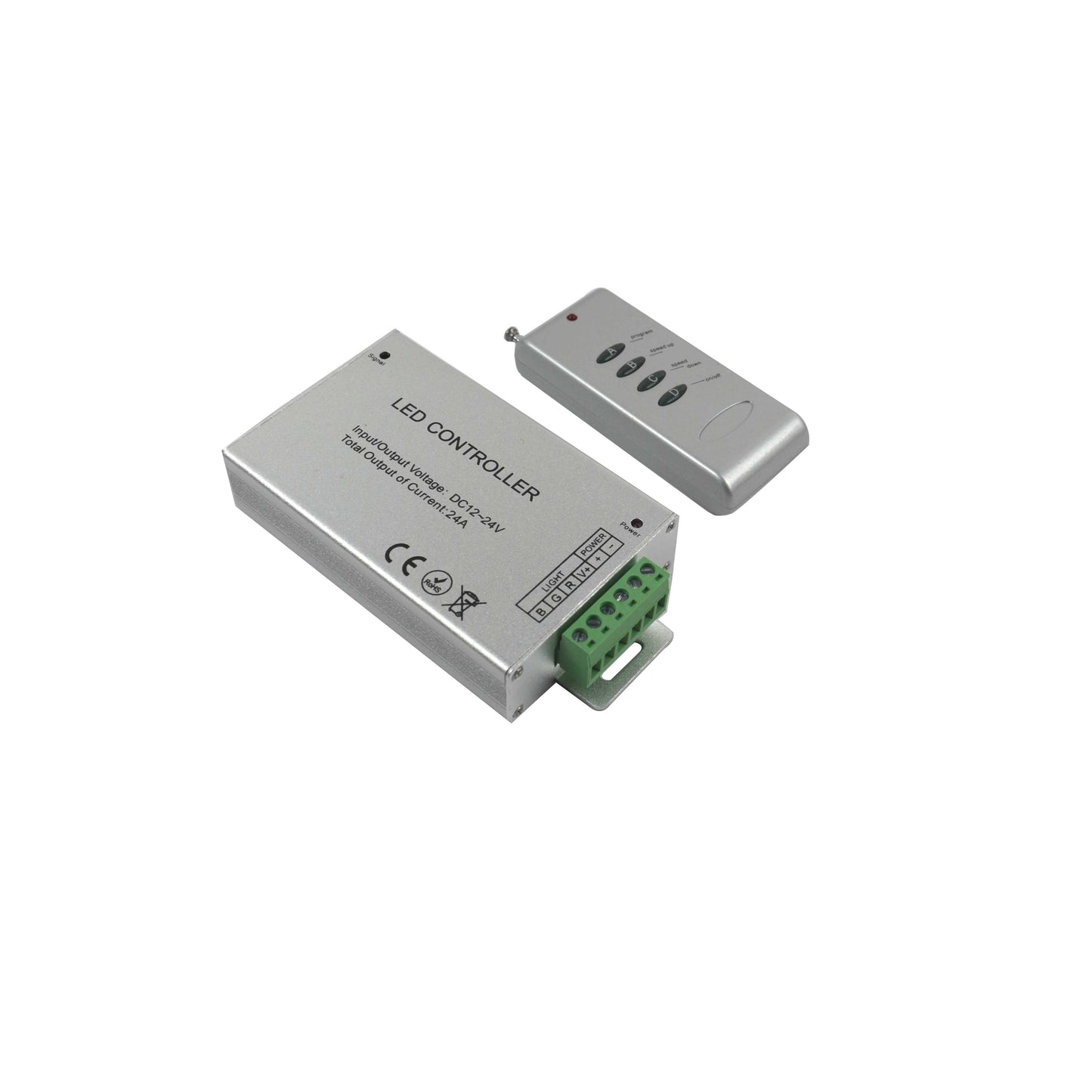DC 12V-24V 24A RGB LED Controller - Electra Traders | Electronic Components & Gadgets India