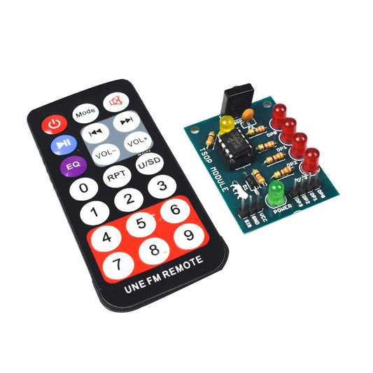 Wireless TSOP Module (4-Bit Module) with IR Remote Control - Electra Traders | Electronic Components & Gadgets India