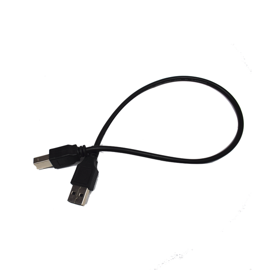 USB Type A to Type B (Male to Male) Arduino UNO/Mega Cable 30cm (Black) - Electra Traders | Electronic Components & Gadgets India