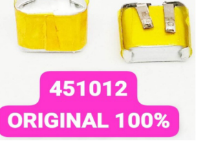 451012 45mAh 3.7V Lithium Polymer Battery - Electra Traders | Electronic Components & Gadgets India