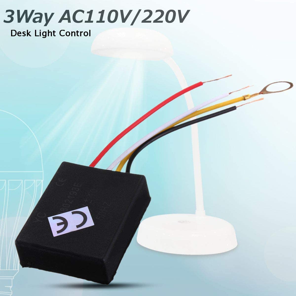 AC 100-240V 3 Way Touch Sensor Switch Desk light Parts Touch Control Sensor Dimmer For Bulbs Lamp Switch - Electra Traders | Electronic Components & Gadgets India