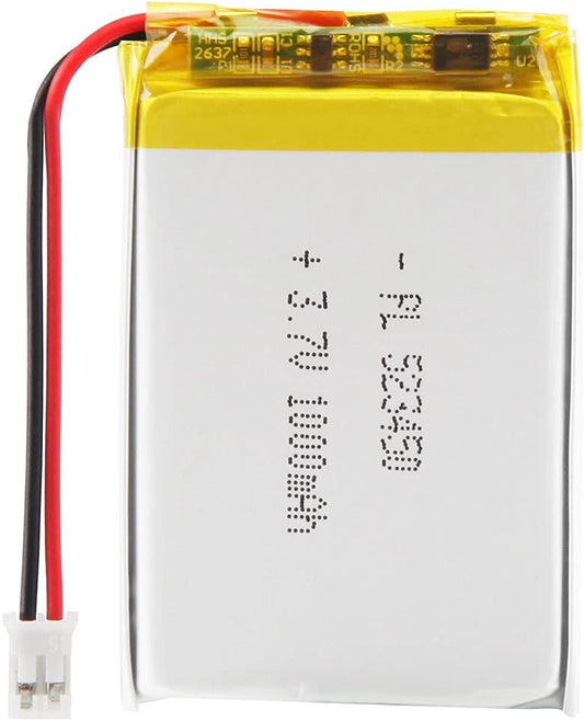 523450 1000mAh 3.7V Lithium Polymer Battery - Electra Traders | Electronic Components & Gadgets India