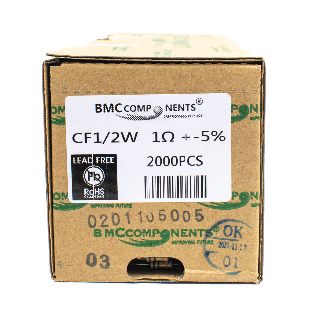0.56 ohm 5% 1/2 Watt Resistor (Box of 2000) - CFR - Electra Traders | Electronic Components & Gadgets India