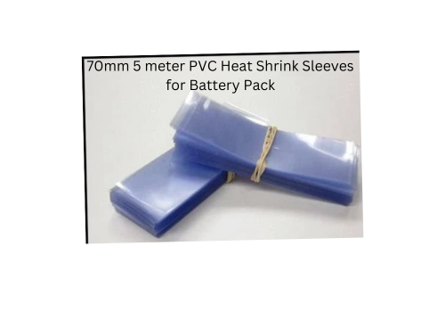 70mm 5 meter PVC Heat Shrink Sleeves for Battery Pack - Electra Traders | Electronic Components & Gadgets India