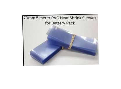 70mm 5 meter PVC Heat Shrink Sleeves for Battery Pack - Electra Traders | Electronic Components & Gadgets India