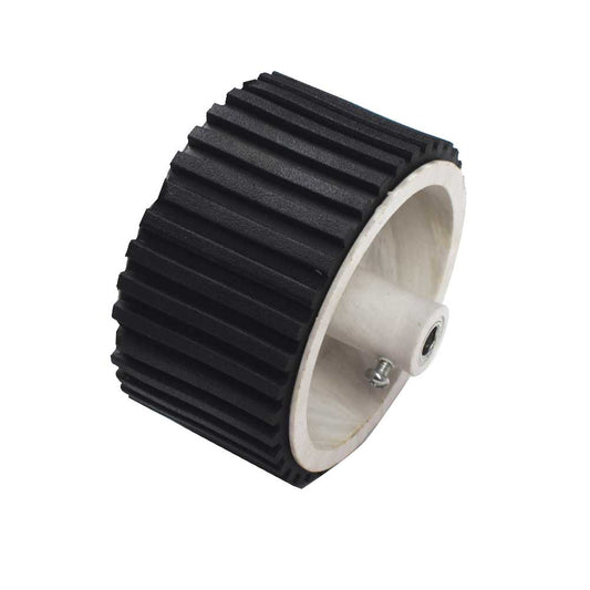 Robotic Wheel 73mm Diameter x 42mm Width - Electra Traders | Electronic Components & Gadgets India