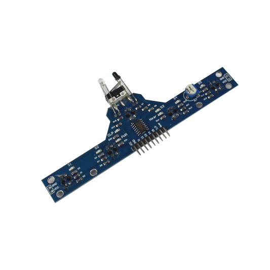5 Way IR Array with Bump Switch (Line Sensor Array) - Electra Traders | Electronic Components & Gadgets India