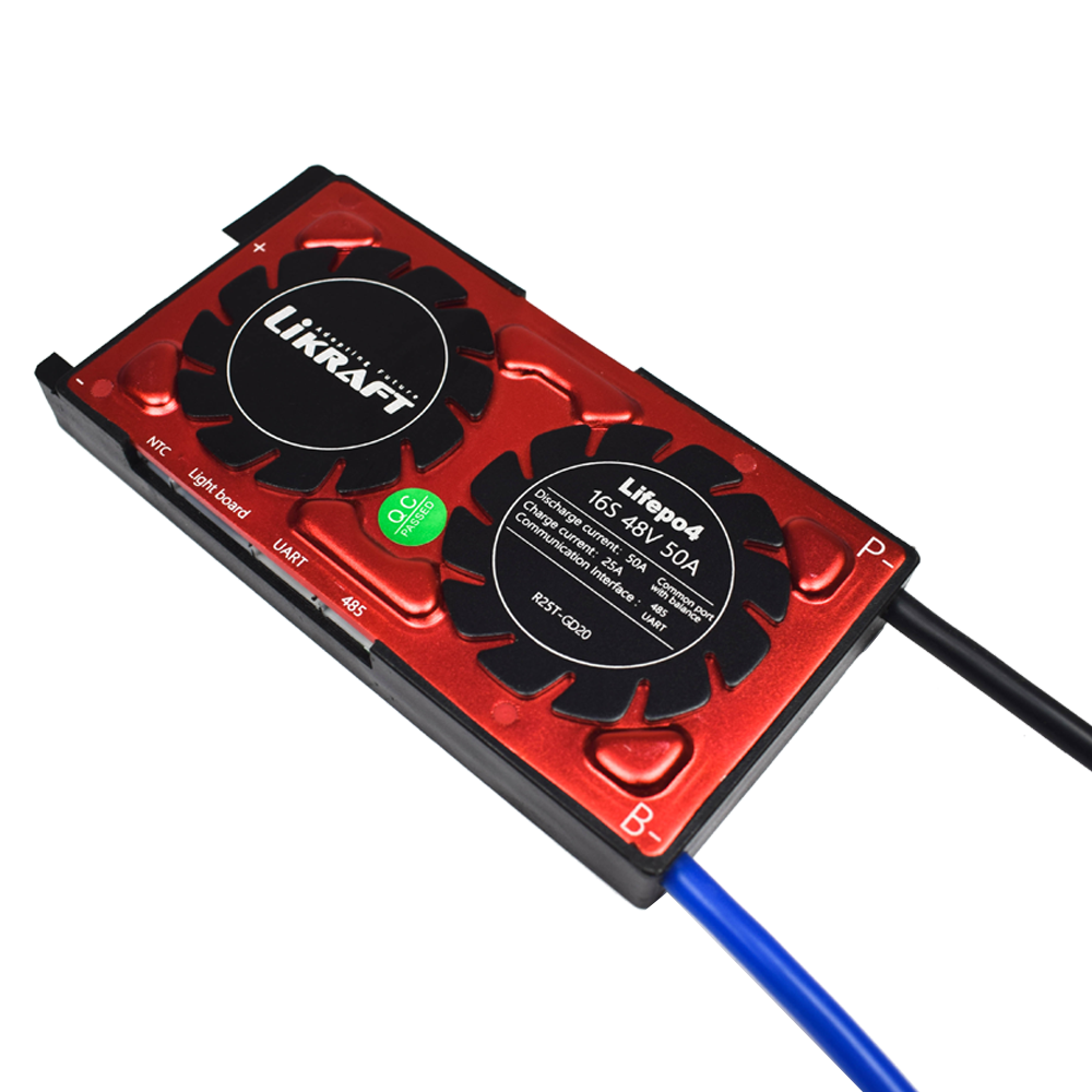 16S 48V 50A Lifepo4 Smart Battery Management System - Electra Traders | Electronic Components & Gadgets India