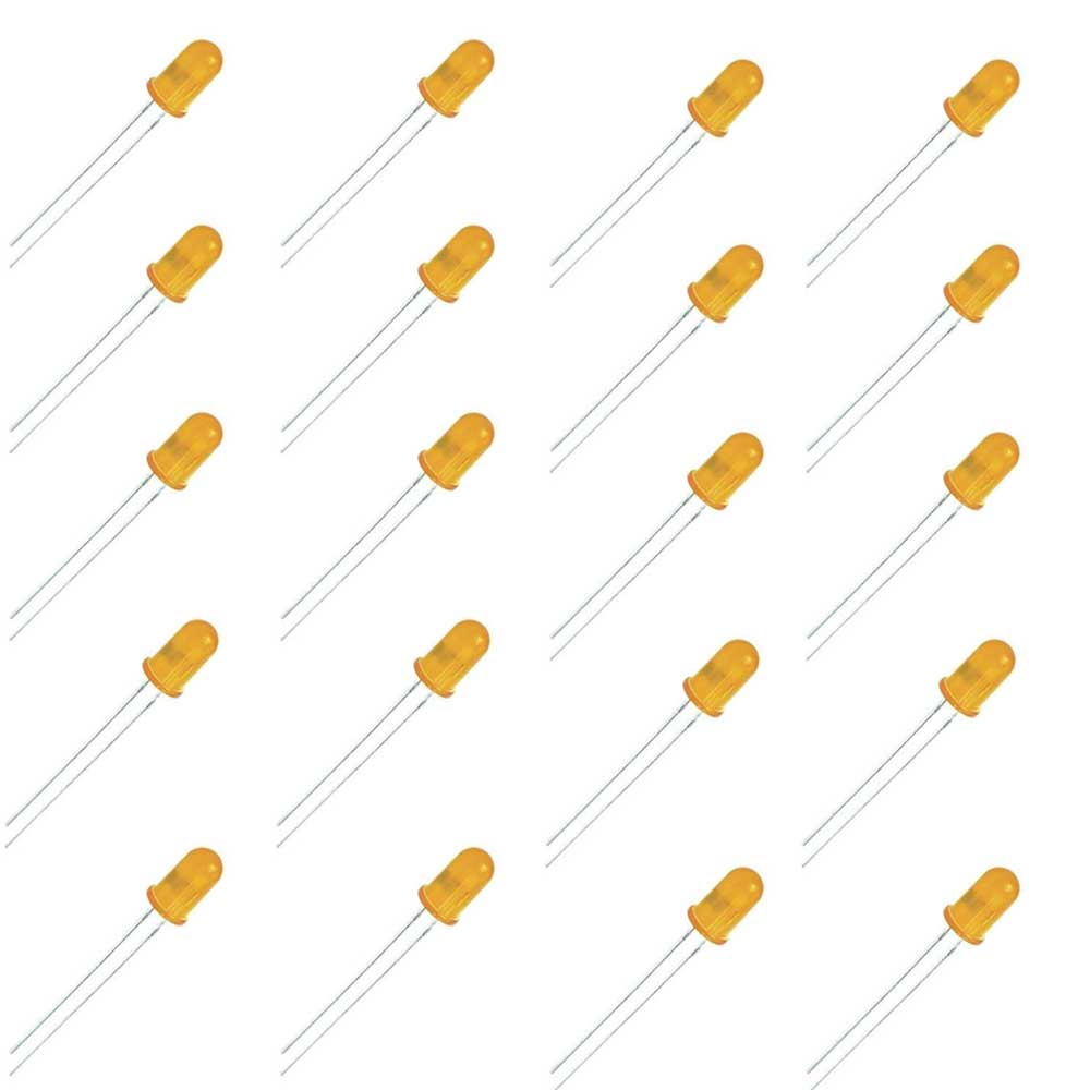 Yellow LED 5mm - Electra Traders | Electronic Components & Gadgets India