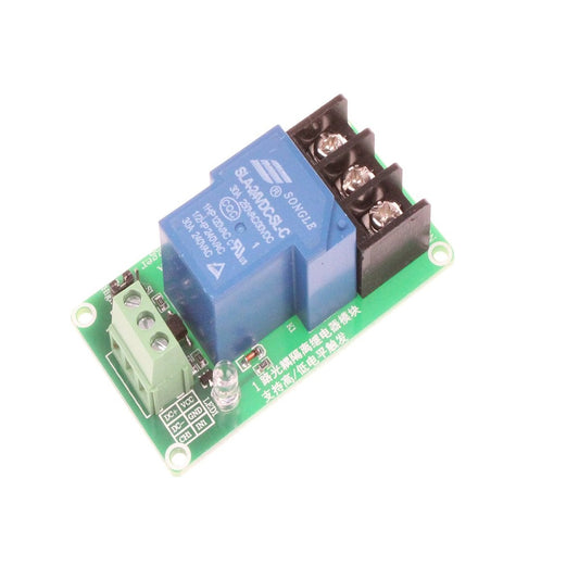 1 Channel Relay Module, 30A with Optocoupler, Isolation 24V Supports, High and Low Triger - Electra Traders | Electronic Components & Gadgets India