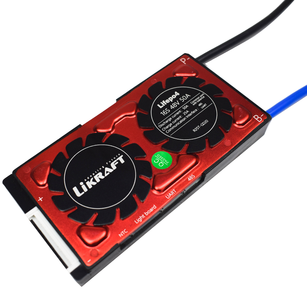 16S 48V 50A Lifepo4 Smart Battery Management System - Electra Traders | Electronic Components & Gadgets India