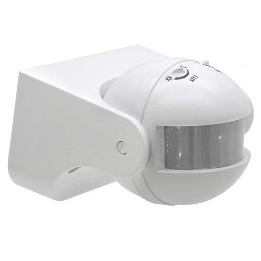 220-240V AC Wall Mounted 180° PIR Infrared Motion Sensor Detector - Electra Traders | Electronic Components & Gadgets India