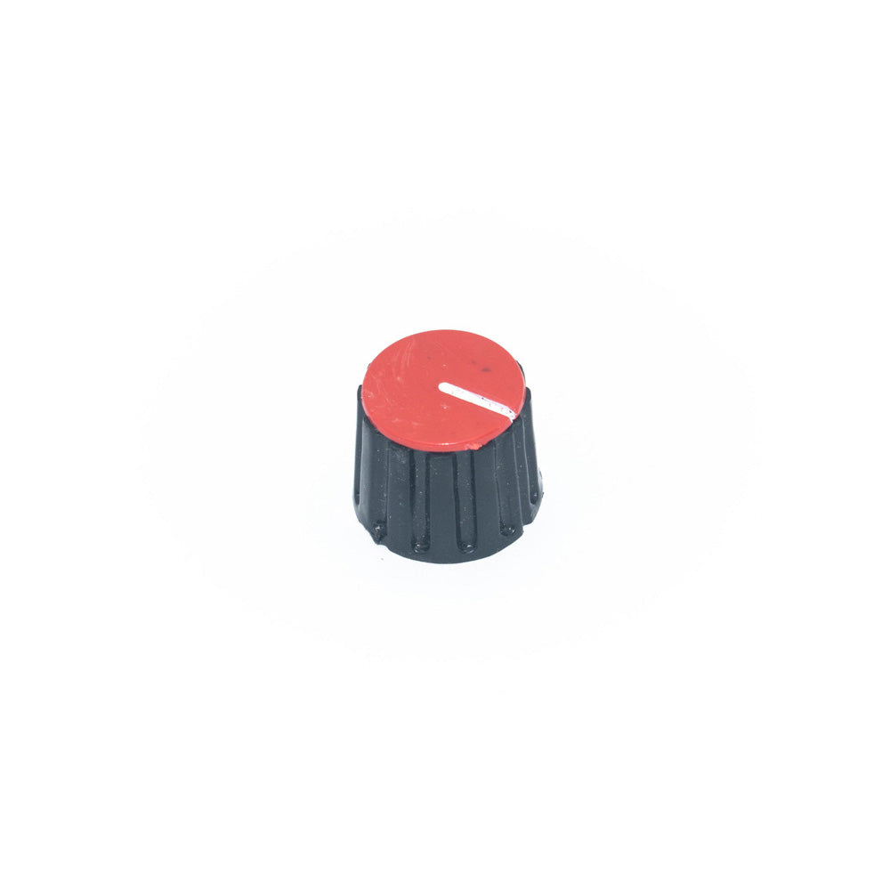 Potentiometer Knob Red 21mm for 6mm Shaft - Electra Traders | Electronic Components & Gadgets India