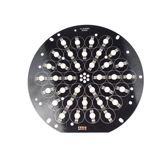 24V RGB 36 LED 180mm Round Metal Core LED PCB - Electra Traders | Electronic Components & Gadgets India