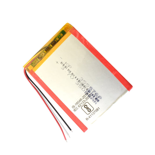 KP 3.7V 3500mAh Lithium Polymer Rechargeable Battery - Electra Traders | Electronic Components & Gadgets India