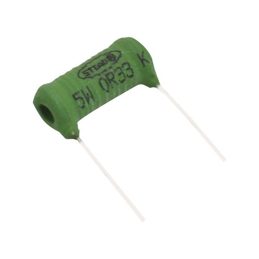 Stead 0.33 Ohm 5W 0R33 Wire Wound Resistor - Electra Traders | Electronic Components & Gadgets India