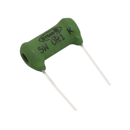 Stead 0.1 Ohm 5W 0R1 Wire Wound Resistor - Electra Traders | Electronic Components & Gadgets India
