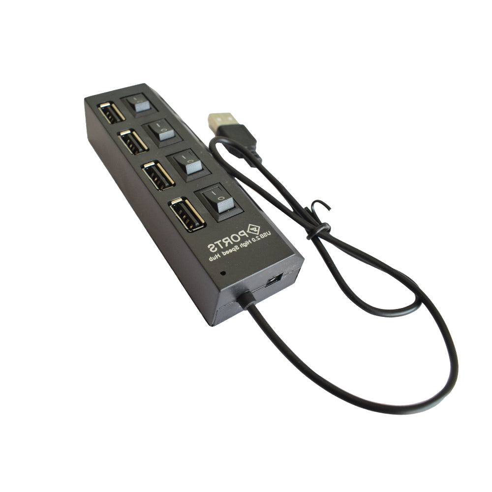 4 Port USB 2.0 High Speed Hub - Electra Traders | Electronic Components & Gadgets India