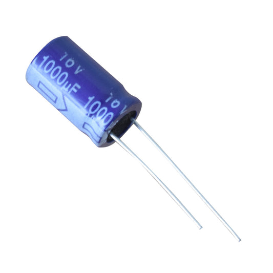 1000uf 16V Electrolytic Capacitor - Electra Traders | Electronic Components & Gadgets India