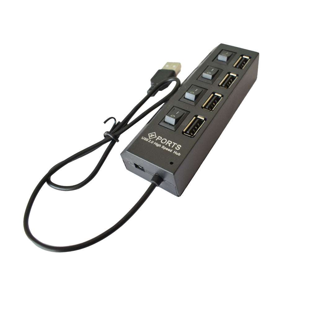 4 Port USB 2.0 High Speed Hub - Electra Traders | Electronic Components & Gadgets India