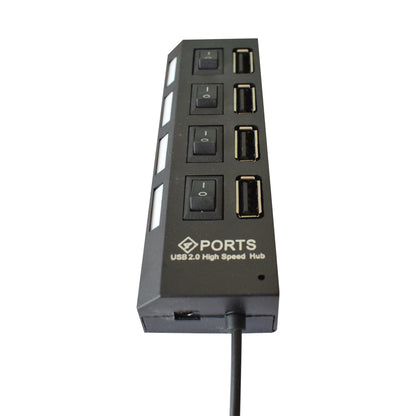 4 Port USB 2.0 High Speed Hub - Electra Traders | Electronic Components & Gadgets India
