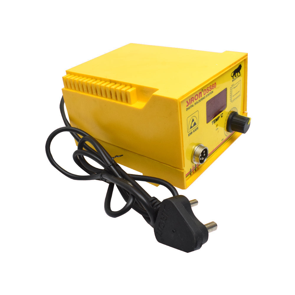 Siron DSS60 Digital Temp. Controlled Soldering 60W Soldering Station - Electra Traders | Electronic Components & Gadgets India