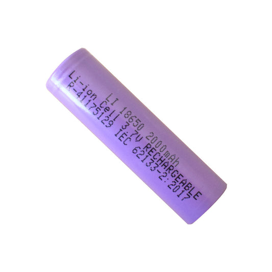 3.7V 2000mAh Lithium Ion Rechargeable Battery - Electra Traders | Electronic Components & Gadgets India
