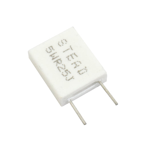 Stead 0.25 Ohm 5W R25 Wire Wound Resistor - Electra Traders | Electronic Components & Gadgets India