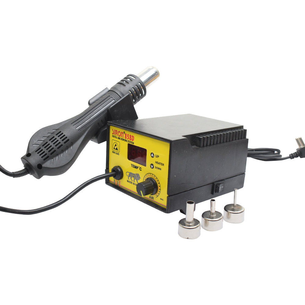 Siron 858D Hot Air Soldering Rework Station - Electra Traders | Electronic Components & Gadgets India
