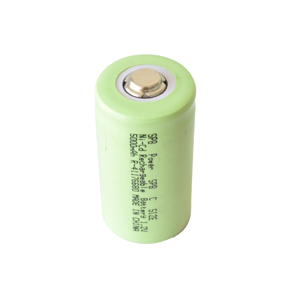 C Size 1.2V 5000mAh Nickel-Cadmium Rechargeable Battery - Electra Traders | Electronic Components & Gadgets India