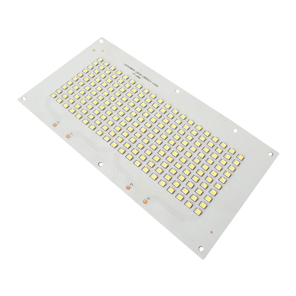100W White 183 x 98mm Metal Core LED PCB For Street/Flood Lighting - Electra Traders | Electronic Components & Gadgets India