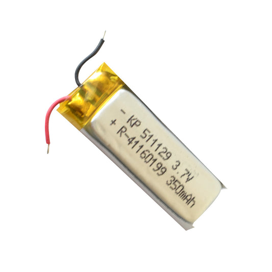 KP 511129 3.7V 350mAh Lithium Polymer Battery - Electra Traders | Electronic Components & Gadgets India