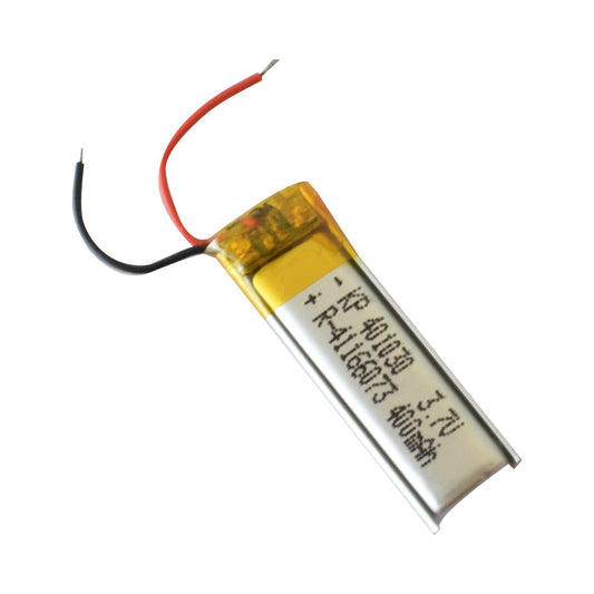 KP 401030 3.7V 400mAh Lithium Polymer Battery - Electra Traders | Electronic Components & Gadgets India