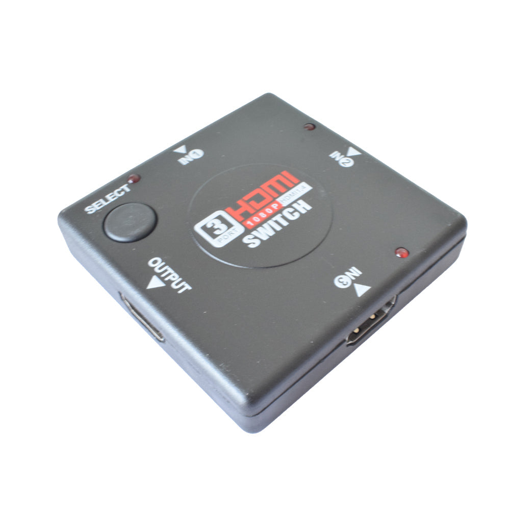 1 To Multi 3 Port HDMI Switch Switcher Box - Electra Traders | Electronic Components & Gadgets India