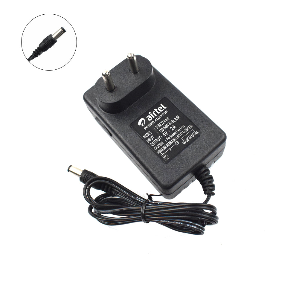 5V 2A AC-DC Power Supply Adaptor - Electra Traders | Electronic Components & Gadgets India