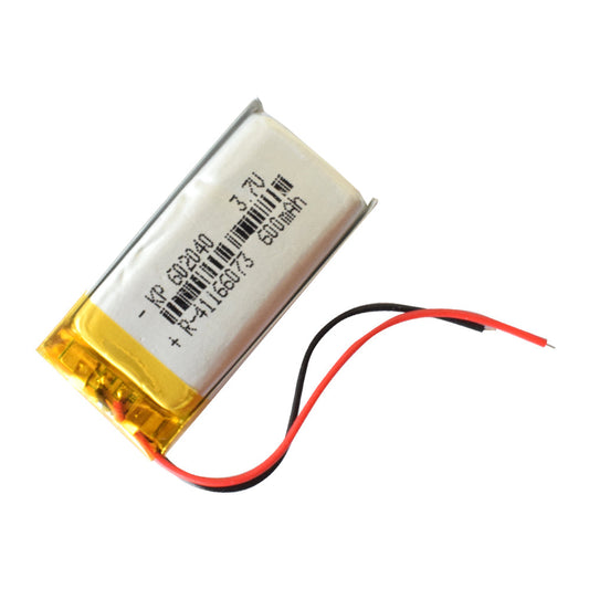 KP 602040 3.7V 600mAh Lithium Polymer Battery - Electra Traders | Electronic Components & Gadgets India
