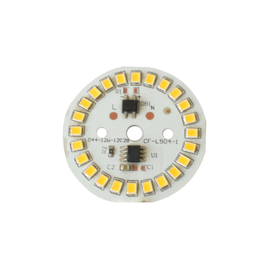 12W 220VAC Warm White DOB LED - Electra Traders | Electronic Components & Gadgets India