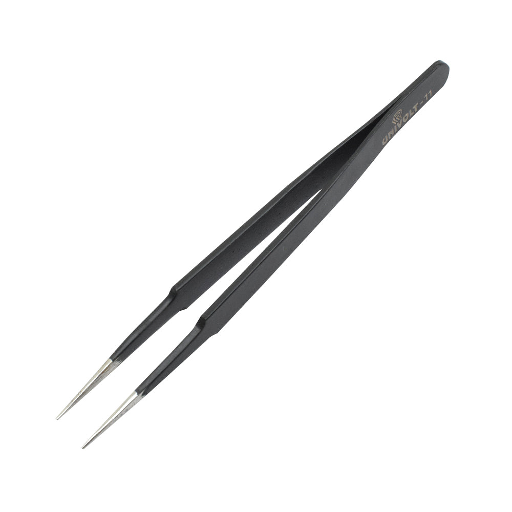 UNIVOLT Stainless Steel Tweezer Set of 5 Pcs - Electra Traders | Electronic Components & Gadgets India