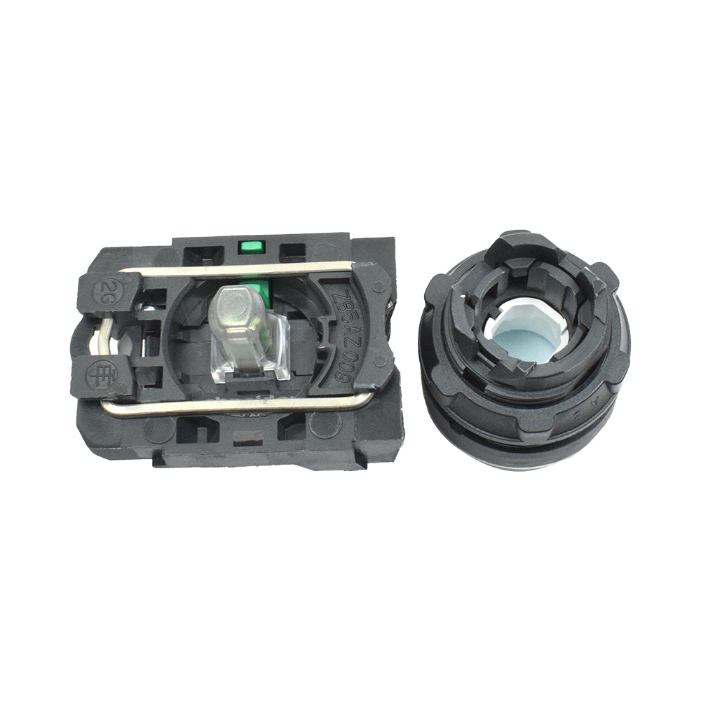 XB5AW33M1N 230V Illuminated Green Push Button with Screw Clamp - Electra Traders | Electronic Components & Gadgets India
