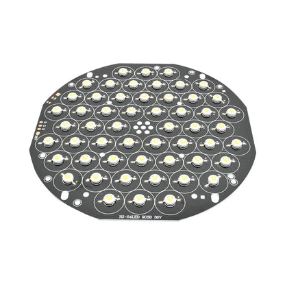 36V 54 LED 3W/3V 200mm Round Warm White Metal Core LED PCB - Electra Traders | Electronic Components & Gadgets India