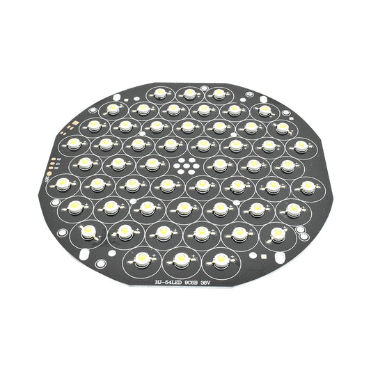36V 54 LED 3W/3V 200mm Round Warm White Metal Core LED PCB - Electra Traders | Electronic Components & Gadgets India