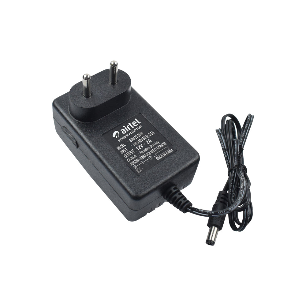 12V 2A/2.3A AC-DC Power Supply Adapter - Electra Traders | Electronic Components & Gadgets India