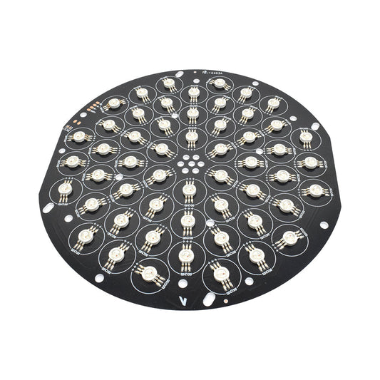 24V RGB 54 LED 200mm Round Metal Core LED PCB - Electra Traders | Electronic Components & Gadgets India