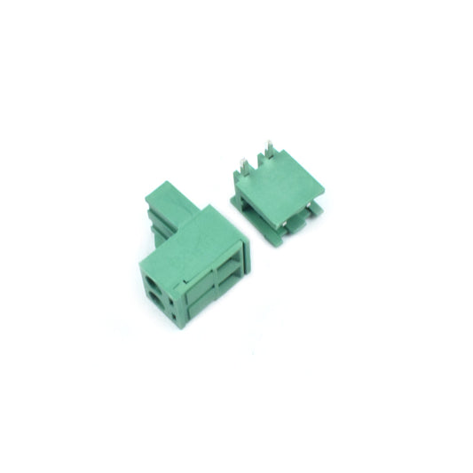 2 Pin Male and Female Pluggable Terminal Connector Right Angle Pitch 5.08mm - Electra Traders | Electronic Components & Gadgets India