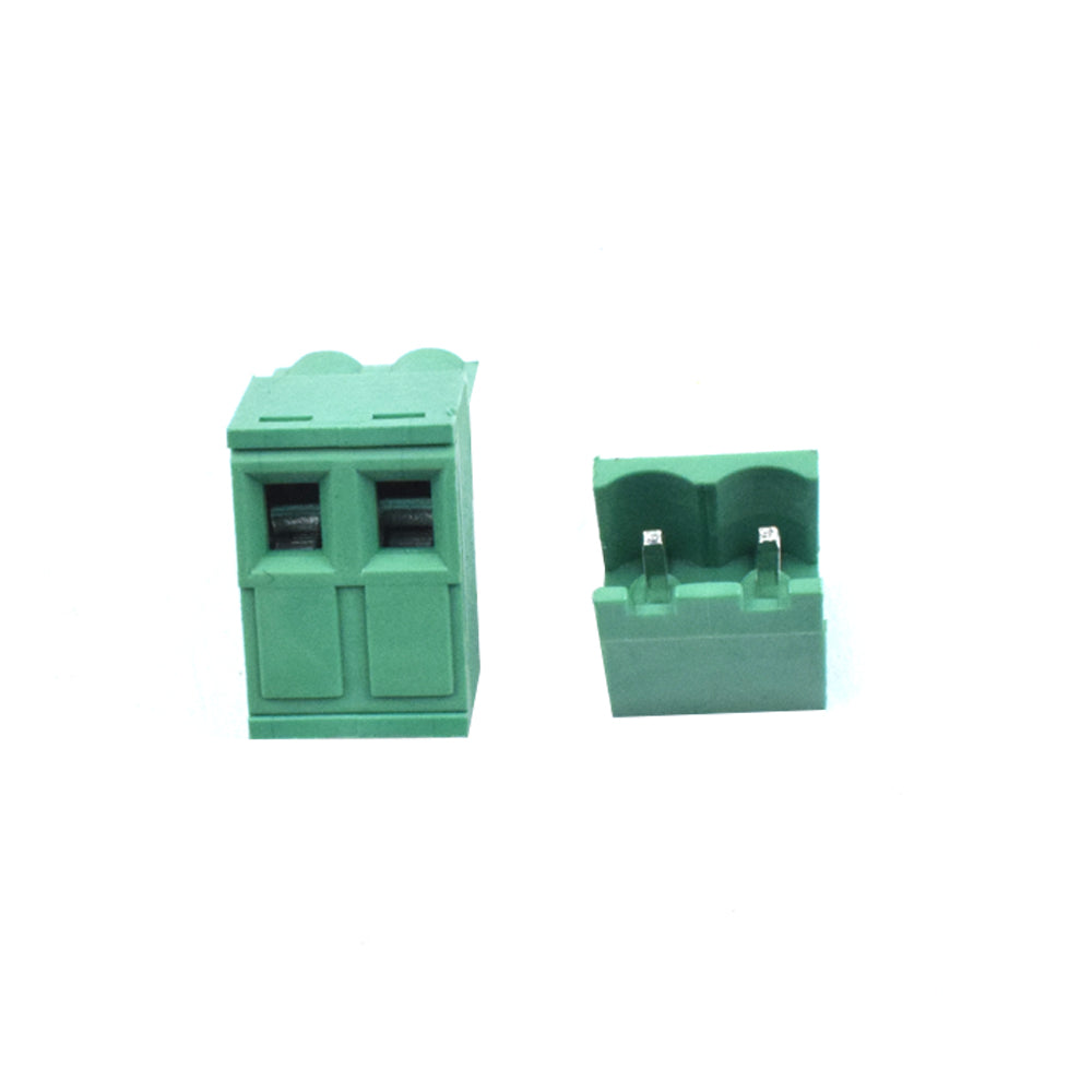 2 Pin Male and Female Pluggable Terminal Connector Right Angle Pitch 5.08mm - Electra Traders | Electronic Components & Gadgets India