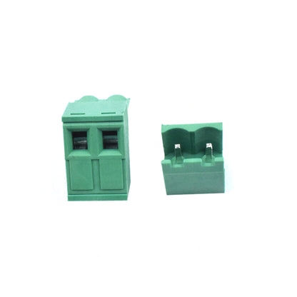 2 Pin Male and Female Pluggable Terminal Connector Right Angle Pitch 5.08mm - Electra Traders | Electronic Components & Gadgets India