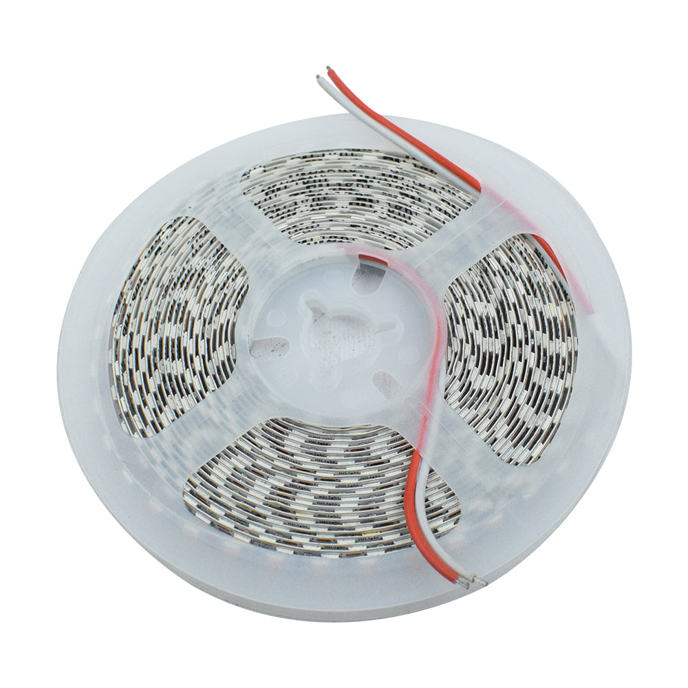 HiLight 12V 12W/m Warm White 4mm 5 Meter LED Strip in 2835 Package - Electra Traders | Electronic Components & Gadgets India