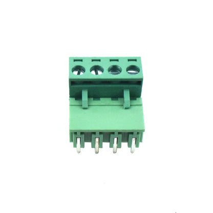 4 Pin Male and Female Pluggable Terminal Connector Right Angle Pitch 5.08mm - Electra Traders | Electronic Components & Gadgets India