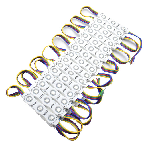 HiLight 3 RGB 12V 1.2W SMD LED Module in 5050 Package - Electra Traders | Electronic Components & Gadgets India